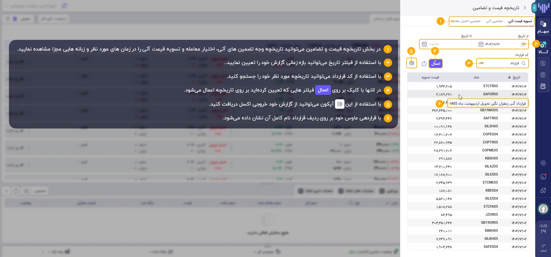 معاملات اختیار معامله